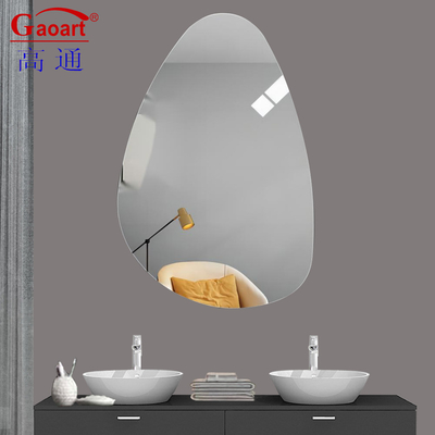 Espelho de parede moderno para banheiro estilo Morden Full Glass Make Up Home Decorative Sticker