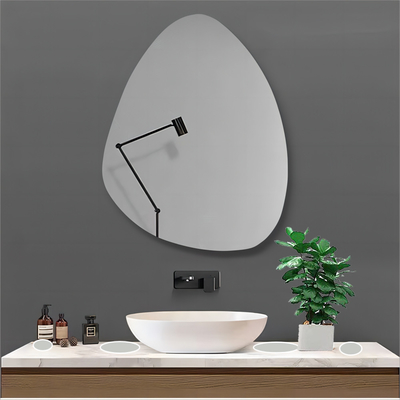 Ouro Decorativo Vidro Mágica Moderna Maquiagem Beleza Banho Incrível Casa Decoração Espelho de parede