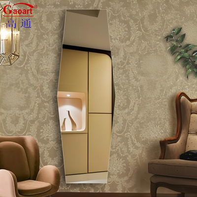 Full Wall Modern Incrível Espelho de Ouro para Casa Decoração Sala de estar Sala de banho Sala de dormir