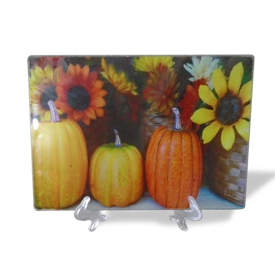 Custom Tempered Clear Square Kitchen Tool Good Selling Bread Blank Float Cutting Board (Table de corte flutuante em branco)