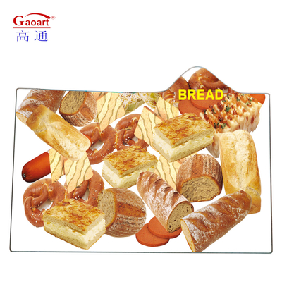 Custom Tempered Clear Square Kitchen Tool Good Selling Bread Blank Float Cutting Board (Table de corte flutuante em branco)