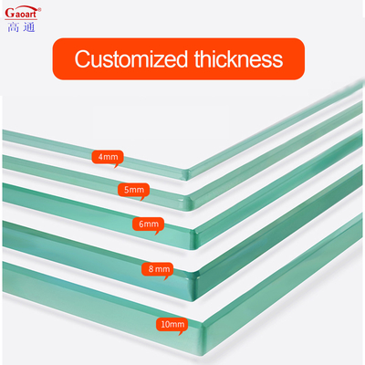 Estrutura sólida de vidro refletor temperado, de forma plana, de forma personalizada, para personalização de cúpulas