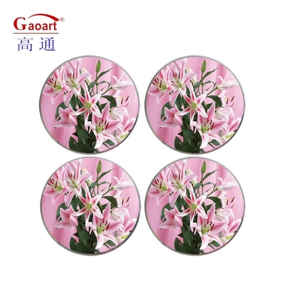 Kitchen Cutting Blank Tempered Glass Coaster em espessura de 5 mm e estilo de design de frutas