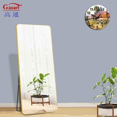 Espelho de decoração de casa de banho chinês de todos os dias com tamanho personalizado e arco extra grande