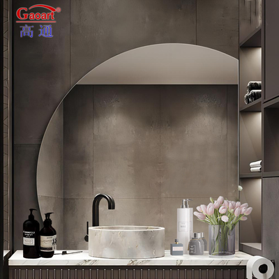 Sala de estar Flutuante Prateado Corredor Bevel Banho Decoração Quarto Espelho com Design
