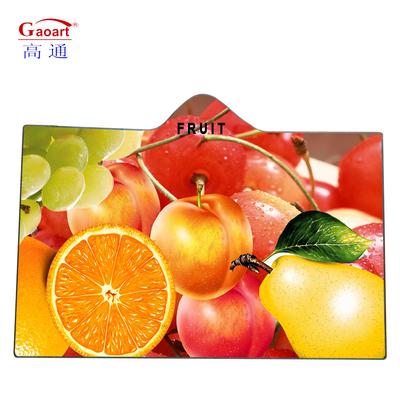 6mm Clear Rectangle Cutting Board Design para cozinha e cor personalizada durável