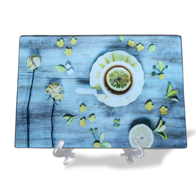 6mm Clear Rectangle Cutting Board Design para cozinha e cor personalizada durável