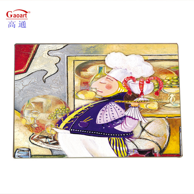 6mm Clear Rectangle Cutting Board Design para cozinha e cor personalizada durável