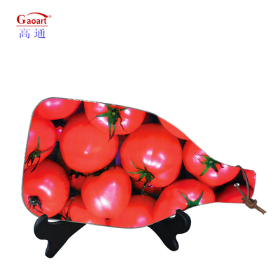 Tabela de jantar de vidro de corte personalizado de 4 mm para mesa de jantar de vidro em estilo clássico