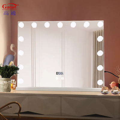 Decoração de casa personalizada Estilo de design de moda Maquiagem Chrome LED Vaidade com espelho de lâmpada