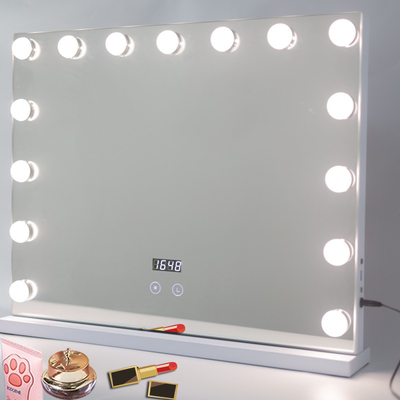 Decoração de casa personalizada Estilo de design de moda Maquiagem Chrome LED Vaidade com espelho de lâmpada