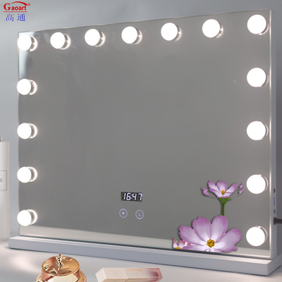 Embalagem de cartão individual Modernos LED decoração de casa Pequeno com espelho de luz Hollywood