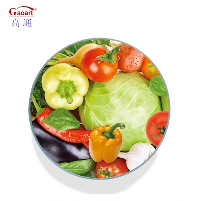 4mm vidro redondo temperado quadrado ferramenta de vegetais endurecida para mesa de corte de cozinha