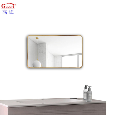Quadro de Alumínio Moderno Decorativo Personalizado De Longa Longa Espelho de Parede Branco