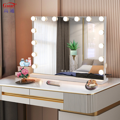 Estilo Morden Corpo Completo Maquiagem Chorome Maquiagem de Vaidade Leve Decoração Doméstica Hollywood Com Espelho de Iluminação