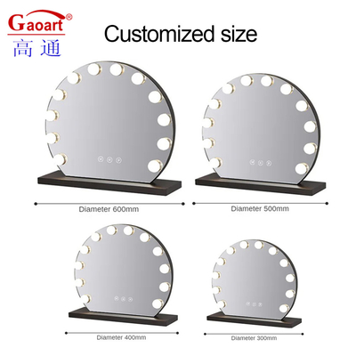 lâmpada de luz LED Chrome Decoração de casa com espelho de Hollywood Extra LOGO Sim Espelho cosmético