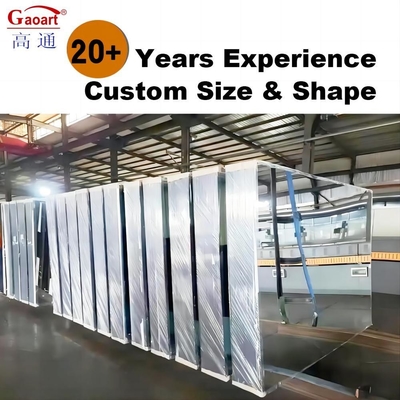 Large Wall Mount Prata Decorativa Casa Barbeiro Estação Espelho Para Salão Estúdio de Dança