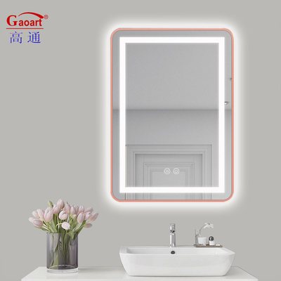 Espelho de vidro Luz LED Espelho de banheiro para salão de luxo Sala de dormir Sala de estar Decoração residencial