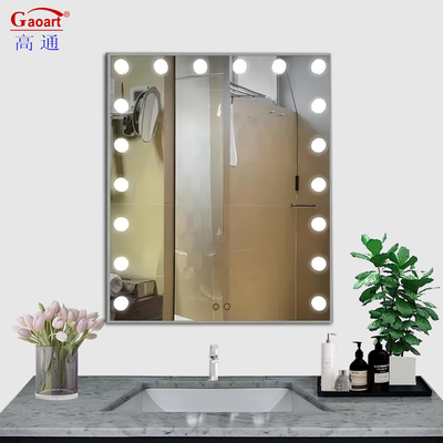Full Design Metal Glass Mirror Hollywood Vanity Table para ocasiões do dia a dia