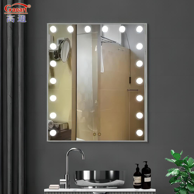 Full Design Metal Glass Mirror Hollywood Vanity Table para ocasiões do dia a dia