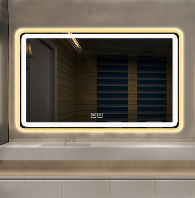 Espelho LED redondo para decoração de banheiro de tamanho personalizado e tecnologia inteligente