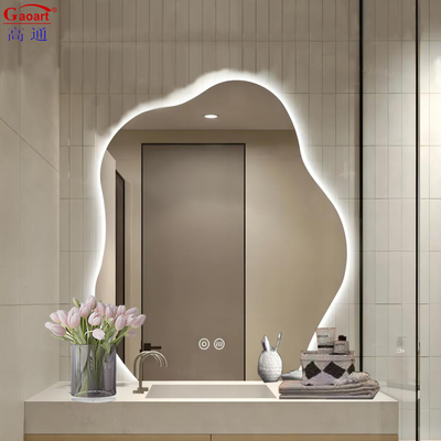 Dimensão personalizada Inteligente Portátil de comprimento inteiro retroiluminado Espelho LED para decoração residencial
