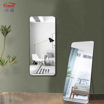Moderno Estilo Grande Arco de Ouro para cima Decoração de comprimento completo Com Espelho para sala de estar