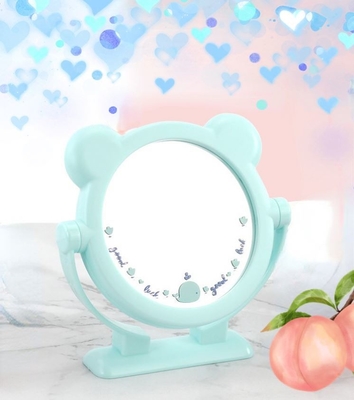 Círculo personalizável de maquiagem de bolso Espelho de vestimenta quadrado para decoração residencial