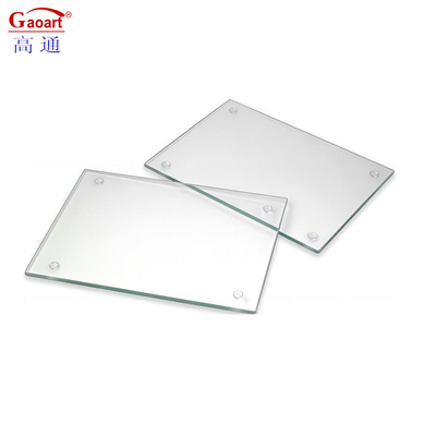 Tabuleiro de corte de vidro reforçado para cozinha Forma retangular 4 mm Espessura 500 Pcs Sem desenho