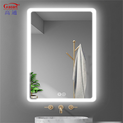 Largo Banheiro Moderno Hello Kitty Chuveiro Sem Fog Smart Sticker Parede com Espelho de Luz LED