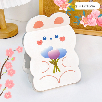 Extra LOGO Maquiagem dobrável Maquiagem dobrável Cute Travel Cosmetic Vanity Mirror para e LOGO