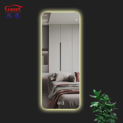 Espelho de vidro de design moderno Espelho de banheiro inteligente grande para decoração de parede de tamanho grande