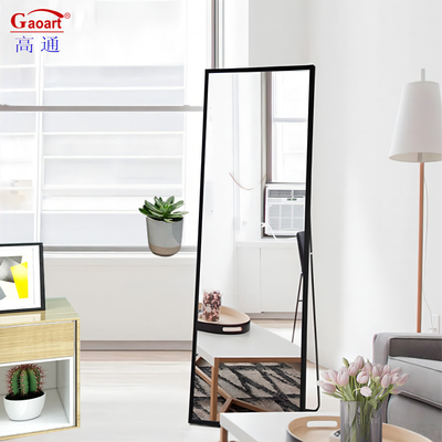 Large Standing Full Length Size Gold Arch Oversized Sticker Mirror para sala de estar