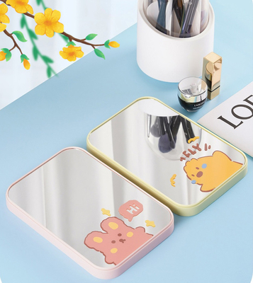 Top Fashion Design Style Standing Table Make Up Small Travel Cosmetic Makeup Espelho de mesa