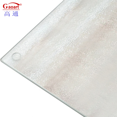 Listagem Golden Rectangle Tempered Glass Tabela de corte de tamanho do cliente para cozinha 500 Pcs