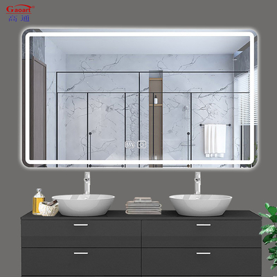 Smart Bath Glass Duche Espelho Morden Estilo vestimenta Iluminação Decoração de parede
