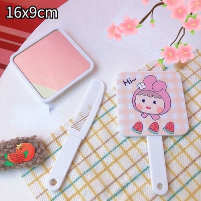Maquiagem personalizável compacta para Mini Pocket Square Vanity Cosmetic Mirror