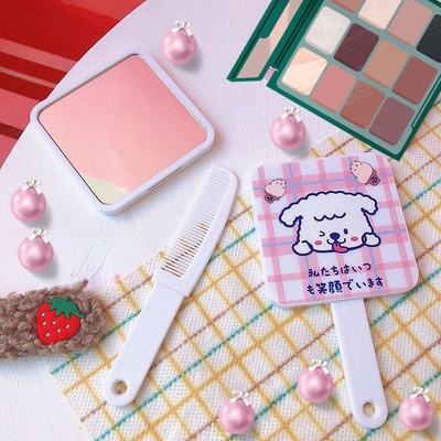 Maquiagem personalizável compacta para Mini Pocket Square Vanity Cosmetic Mirror