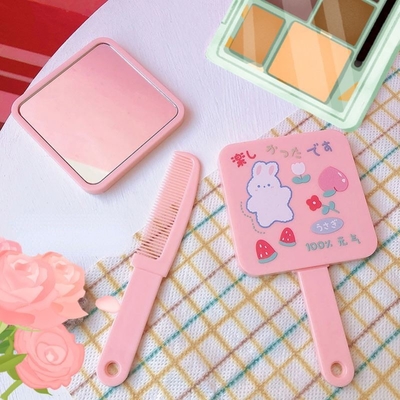 Maquiagem personalizável compacta para Mini Pocket Square Vanity Cosmetic Mirror