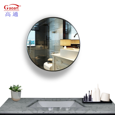 Large Frame Wall Metal Banheiro Preto Incrível Alumínio Alumínio Decoração Salão Espelho