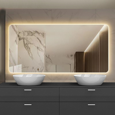 Moderno Design Dimensões Personalizadas Banheiro LED Espelho Iluminação de Parede para Decoração de Casa de Sala Inteira