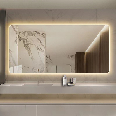Mesa de vestiário Smart Retail Espejo com espelho LED e espelho de vidro