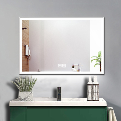 Moderno Led Desembaraçador de Parede Banho Banheiro Iluminado Decoração Pequeno Espelho Para Iluminação