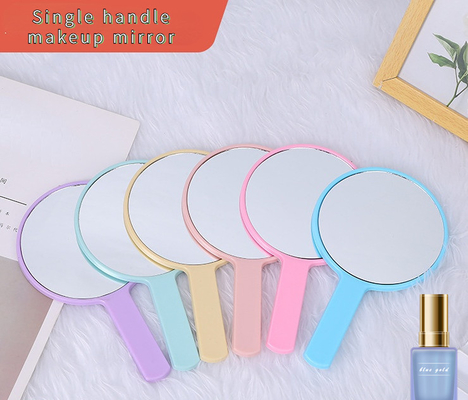 Tabela Cosmética Diária Mini Pocket Maquiagem Círculo Espelho Logotipo Personalizável e Design Bonito