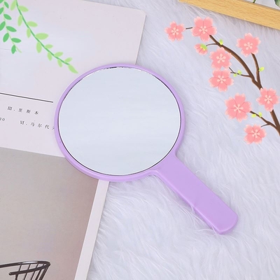Tabela Cosmética Diária Mini Pocket Maquiagem Círculo Espelho Logotipo Personalizável e Design Bonito