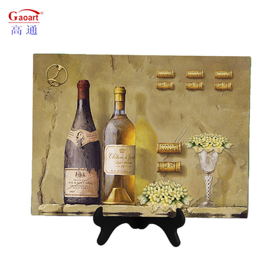 Tabuleiro de corte de lajes de vidro de vinho de tamanho personalizado para charcuteria e corte de vegetais