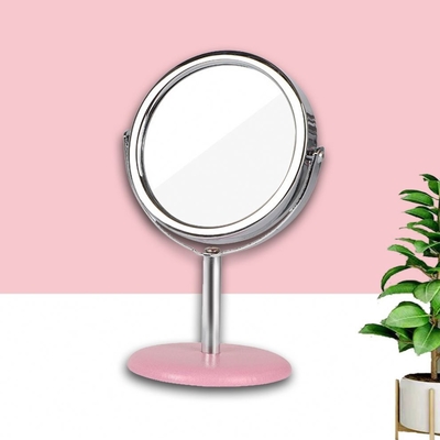 Pequeno Espelho Cosmético Redondo de Bolso Portátil de Decoração de Casa com Embalagem e Logotipo Personalizados
