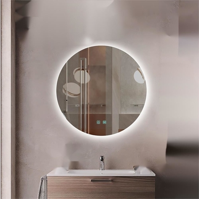 Smart Touch Screen LED Espelho de banheiro para hotel tamanho personalizado Espelho de decoração de bevel