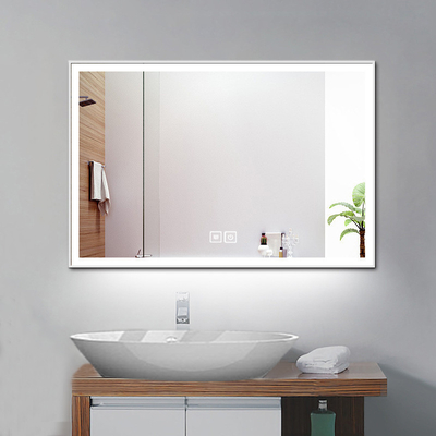 Vidro de design moderno impermeável Smart Fitness Espelho sensível ao toque com LED para hotel