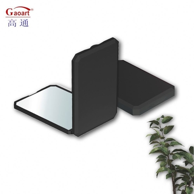 Espelho de vestiário compacto ajustável com luz LED em forma de coração e design personalizado